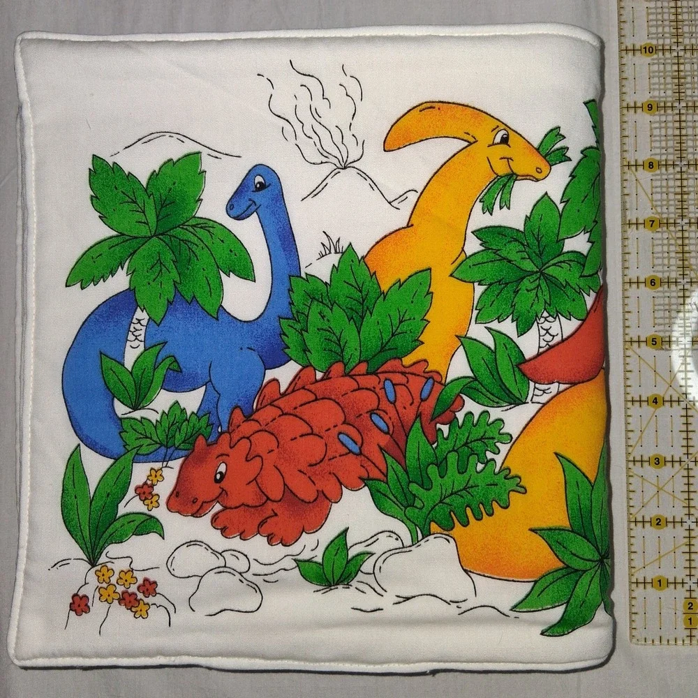 Meet the Dinosaurs‎ Fabric Book Soft Play Educational Baby Toddler Learn ABC